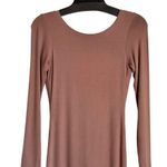 Naked Wardrobe NW Open Back Midi Dress Bodycon Long Sleeve COCO Small NW-D0317 Photo 7