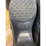 Dansko Clogs Women's 10.5 Black Leather Slip On Buckle Strap Comfort Shoes S29 Photo 6