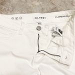DL1961 Florence Porcelain Instasculpt Skinny Mid Rise Jeans White Sz 2/24 Photo 4