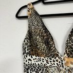 Jovani Black & Tan Animal Print Silk Patchwork Maxi Dress Womens 2 Formal Gown Photo 7