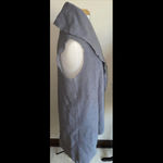Anthropologie  MOTH Long Vest Open‎ Front Wool Blend Gray Women's Size XS / S Photo 1