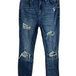 Eunina  Bella Super High Rise Skinny Ankle Blue Jeans Size 5 Photo 0