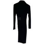 All Saints Black Swinton Long Sleeve Dress in Black size 4 Flattering Cocktail Photo 8