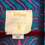 Disney Figue‎ Jasmine Collection Peacock Blouse 100% Silk XS\S Blue Size undefined Photo 2