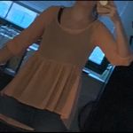 Happening in the present Peach Sheer Blouse- NWT Photo 5