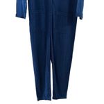 Free People NWT x Sandrine Rose Kimono Jumpsuit Sz Small Deep Blue Soft Photo 4