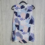 Torrid Georgette Peplum Knot Waist Geometric Top Photo 5