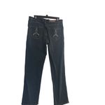 COS  Jeans Women’s Size 10P Gray Charcoal Inseam 28.5‎ Bling Embroidery Studs Photo 1