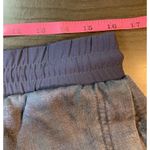 Athleta Linen Beachside Bali Shorts Women's 8Blue Faded Camo 3" 211109 Pull On Photo 9