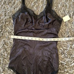 Vintage new with tags night romper slip by Jenelle of California size 32 black Photo 9