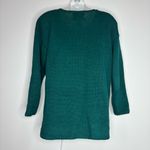 Vintage Tiara International Christmas Santa Sweater small green st Nick Bells Photo 3