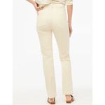 J.Crew  Corduroy Straight Pants Size 28 Ecru Neutral Classic Minimalist Everyday Photo 1