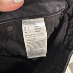 American Eagle  Black Distressed Mom Jeans- Size 2 Photo 3