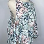 Olivaceous  Floral Flowy Tank Top Medium NWOT Keyhole Pink Blue Green Photo 9