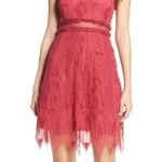 Foxiedox  Gloria Lace Mini Dress in Raspberry Photo 0
