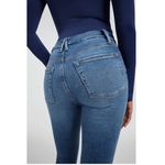 Good American Good Legs Exposed Button High Waist Skinny Jeans, Size 4, NWT Photo 4