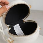 Basketball Purse Bag White Round Sports Ball Crossbody Handbag Chain Strap Photo 2