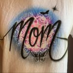 Airbrushed Mom white t Photo 1