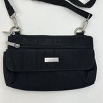 Baggallini Crossbody Bum Bag Wristlet Mini Multiway Detachable Strap Black Nylon Photo 3