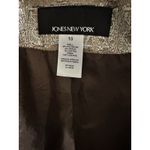 Jones New York Women’s Single Breasted Gold Brown Blazer Jacket W/Pockets Sz 10 Photo 6