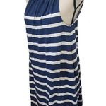 Faherty Nissi Navy & White Stripe Size Medium Nautical Dress With Pockets. Photo 2