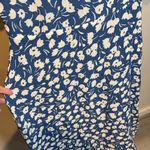 Reformation  Blue and White Floral Midi Dress Photo 3