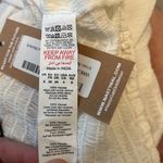 Nasty Gal White Crinkle Bandeau Tie Front Cover Up Top | 4 Photo 6