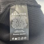 Babaton Women Crop Top Medium Black Ribbed Short Sleeve Square Neck Casual Photo 6