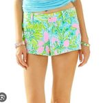 Lilly Pulitzer Coconut Jungle 3” Walsh shorts Mid rise size 4 100% cotton Photo 11