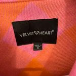 Velvet Heart Pink And Orange Checkered Coat Photo 1