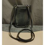 Metro Crossbody Travel Bag Black Kiss Lock Coin Pouch Vintage Medium Size Photo 1