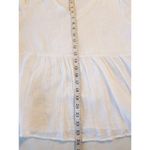 C.M.C Womens Blouse Top Sz Small Bohemian Ruffle Flare Slit Sleeves High Low Photo 6