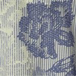 Ann Taylor 🏷️  Petite Floral Striped Puffy Sleeve Peplum Cotton Top SP Small Photo 4