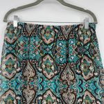 Lavish Vtg Y2K Skirt Sz L Brown Maxi Boho Ruffle Festival Flowy Sheer Romantic Photo 5