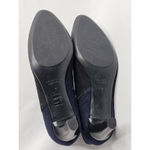 Aquatalia  Italian Black Navy Blue Colorblock Suede Ankle Boots Side Zip Womens 7 Photo 5