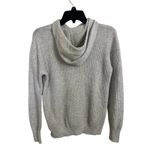Rachel Zoe Wool Blend Gray Ribbed Hooded Sweater Size XS Cozy Casual Stretch Photo 1