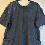 Free People NEW! $60  Movement Size M HOT SHOT TEE ROMPER ONESIE Washed Black Photo 4