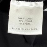 Eileen Fisher  Black Viscose Nylon Lycra Knit Pants Elastic Waist Size L Photo 5