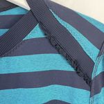 Lululemon  Size 6 Top Base Runner Long Sleeve Micro Macro Stripe Surge Inkwell Photo 5