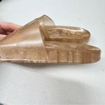 Coach Pink Champagne Jelly Slides Women’s 5 Flat Sandals Beach Pool Vacation Photo 7