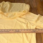 Norton Mcnaughton  Off-Shoulder Butter Yellow‎ Sweater L Soft Photo 5