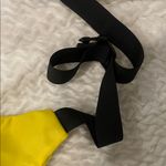 Yellow Fanny Pack with Black Strap like new Photo 2