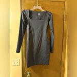 SKIMS  Body Long Sleeve Slip Dress in Black Photo 3