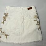 Abercrombie & Fitch Zoe Natural-Rise Vintage A-Line White Denim Mini Skirt - 24 Photo 7