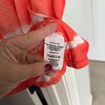 Anthropologie T.la  orange white tie dye oversized short sleeve t-shirt Photo 2