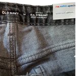 Old Navy  OG Straight High Rise Ankle Jeans Women's 14 Washed Black Denim NWT Photo 10