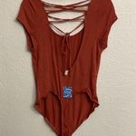 Free People NWT Womens About The Back Bodysuit Jumpsuit Photo 4