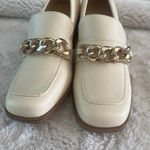 Nine West NIB Women's Char Ivory Loafers with Gold Chain Size 7.5 Photo 7