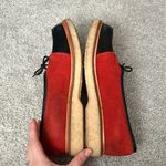 ADIEU LOAFERS SIZE 43. Red and black leather suede Photo 5