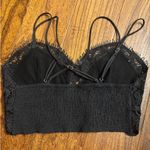 Alya  lace black crop top size medium Photo 1